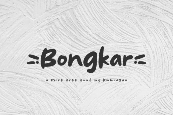 Bongkar: A Stylish Font for Creative Projects