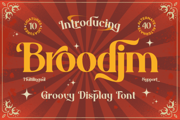 Broodim: A Stylish and Strategic Display Font for Modern Design