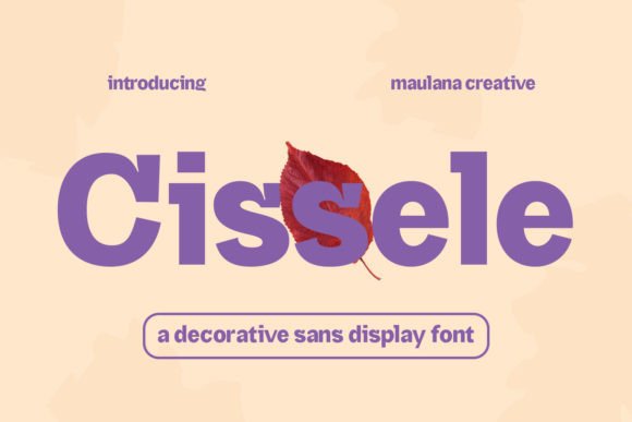 Cissele: A Modern and Fun Sans Display Font for Every Project