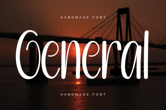 Discover the Charm of General: A Quirky and Chic Lettered Display Font