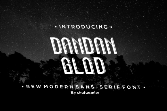 Embracing Dandan Bold: A Unique Display Font for Modern Design
