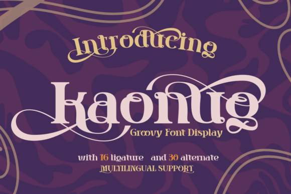 Kaonug: A Bold Font for Standout Design