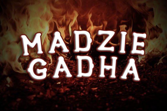 Madzie Gadha: A Modern Display Font for Creative Projects