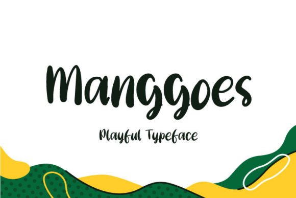 Manggoes: A Handwritten Font with a Personal Touch