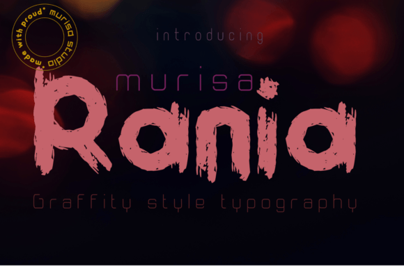 Murisa Rania: A Brushstroke of Elegance in Typography