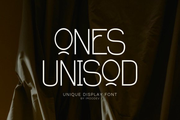 Ones Unisod: A Modern, Stylish Display Font for Diverse Applications