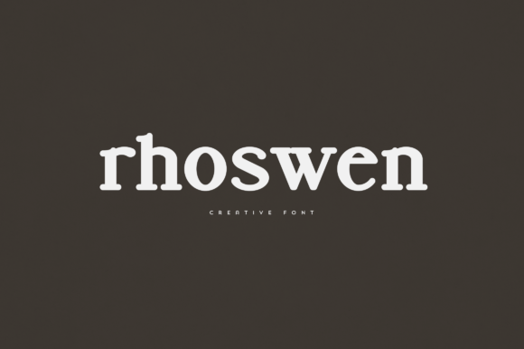 Rhoswen: A Versatile Display Font for Unique Typography