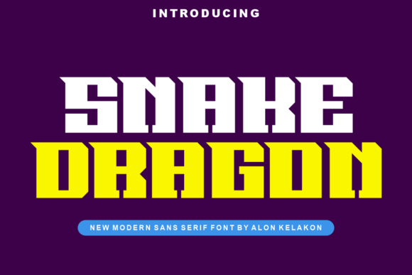 Snake Dragon: A Strategic Font for Modern Design and Communication