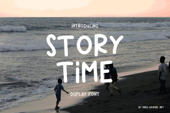 Story Time: A Handwritten Display Font for Creative Expression