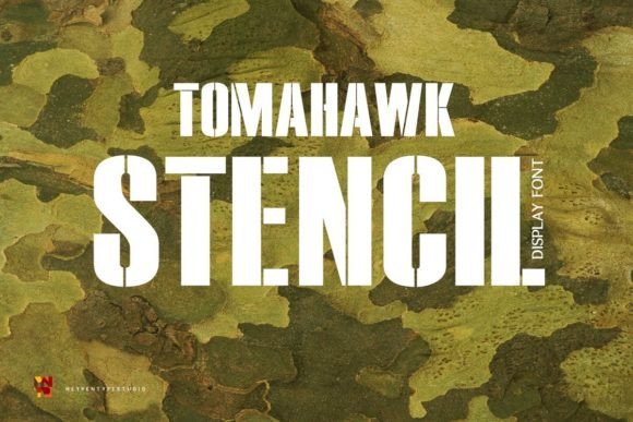 Tomahawk Stencil: A Bold, Practical Font for Military and Industrial Designs