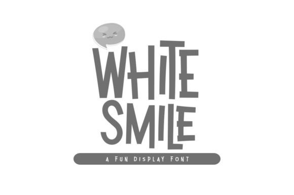 White Smile: A Playful Font for Creative Designs